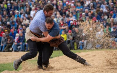 Vier Schwinger jubelten am Ende