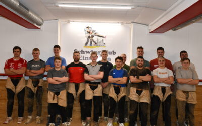 Stefan Arnold zeigte den Schwingern sein Können